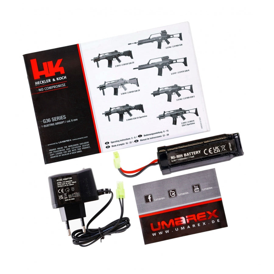 Replika karabinka ASG Heckler & Koch G36 C Sportsline AEG 6 mm 1,1 J