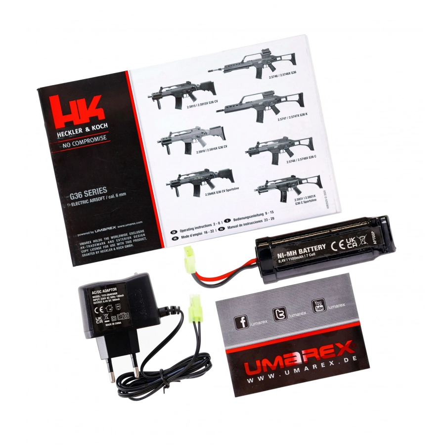 Heckler&Koch G36C Sportsline 6 mm - replika AEG