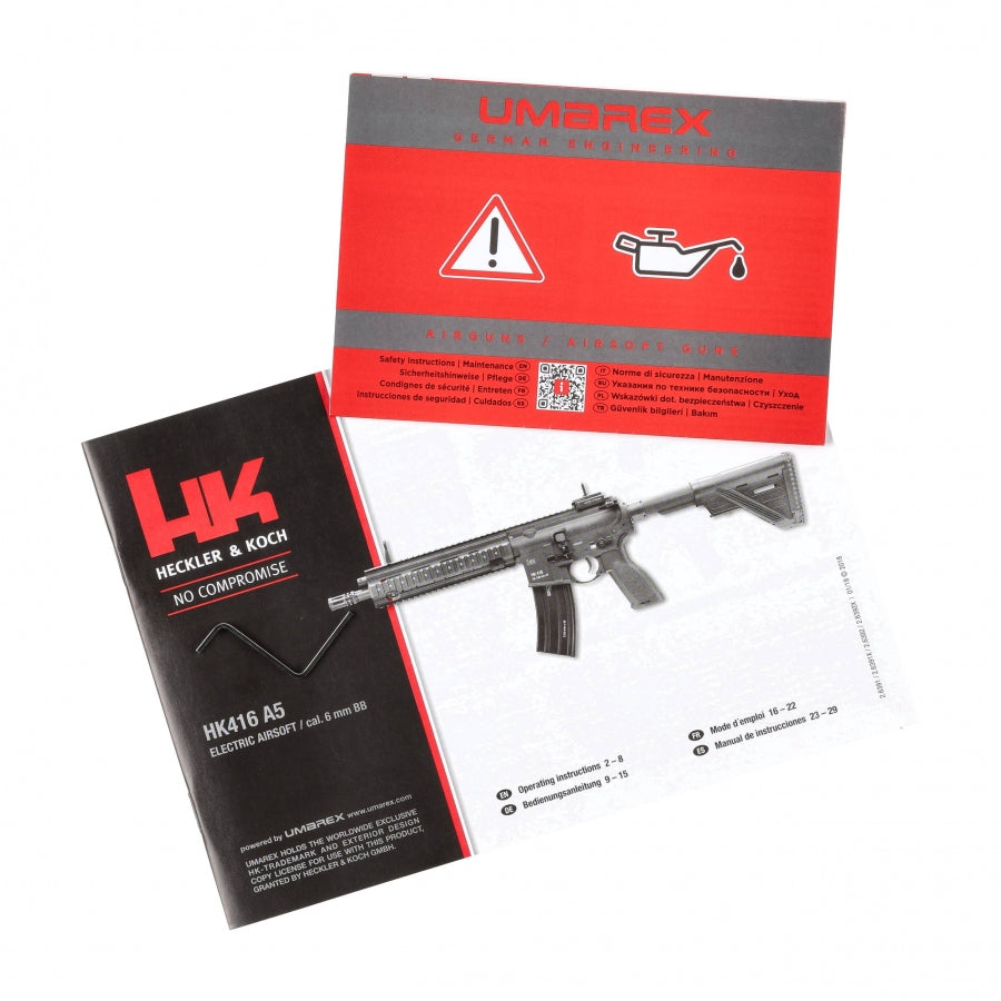 Replika karabinka ASG Heckler & Koch HK416 A5 RAL8000 AEG 6 mm 1 J