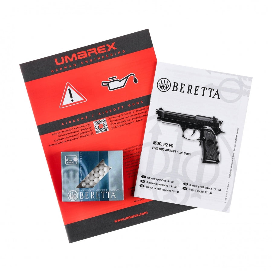 Pistolet ASG Beretta M92 FS EBB 6 mm Black