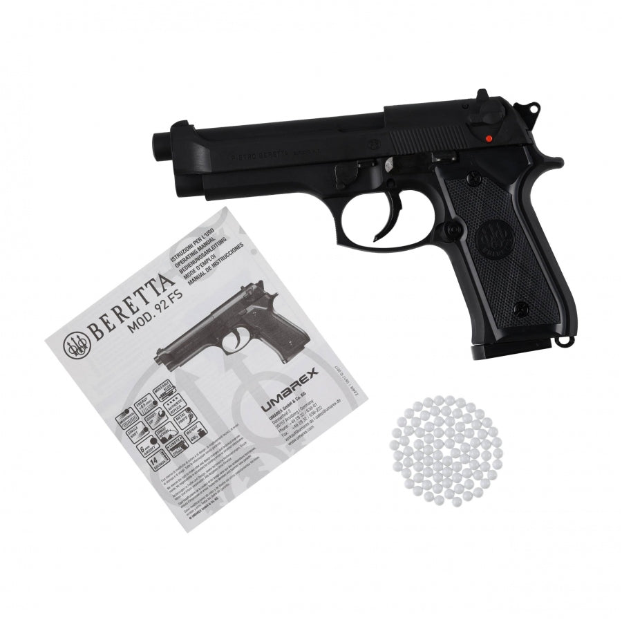 Pistolet ASG Beretta M92 PSS Spring 6 mm Black