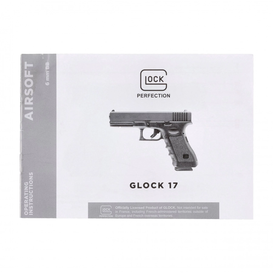 Replika pistoletu ASG Glock 17 6 mm Green Gas 23 naboje