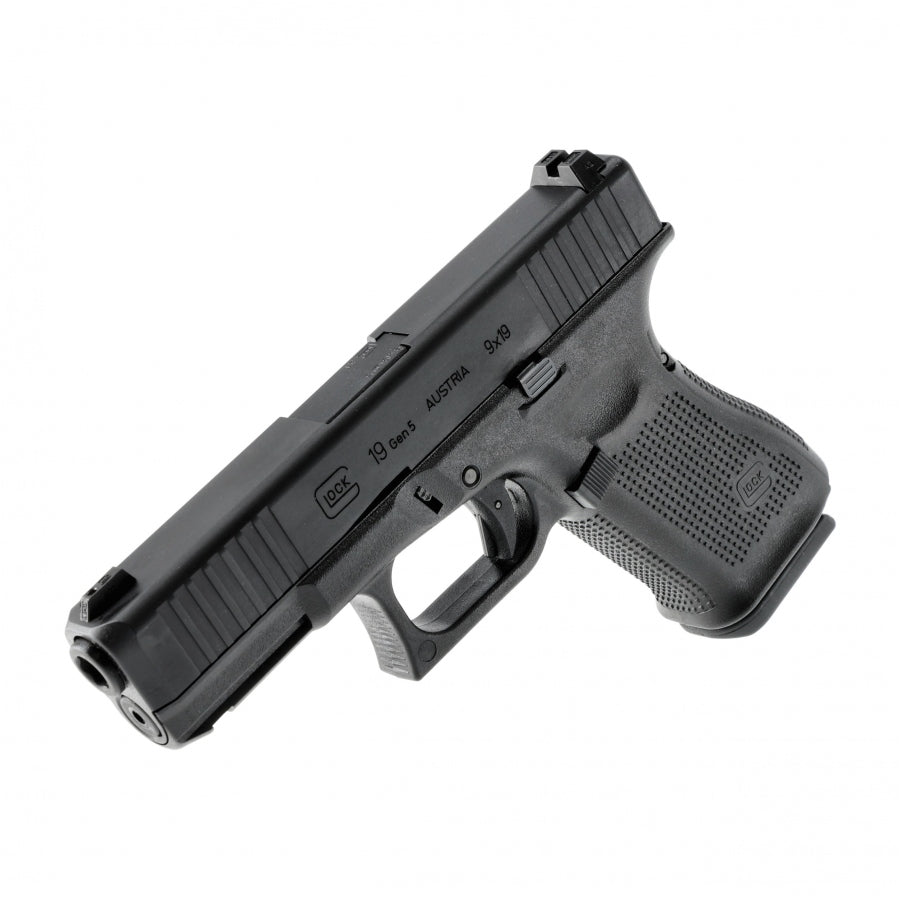 Pistolet ASG Glock 19 Gen.5 GBB Green Gas 6 mm Black