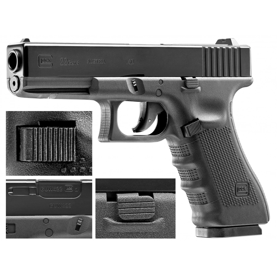Glock 22 Gen.4 replika ASG 6 mm CO2