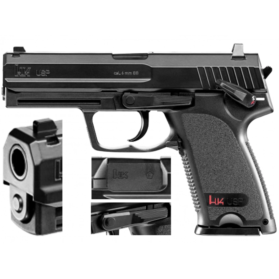 Heckler&Koch USP 6 mm CO2 – replika pistoletu ASG