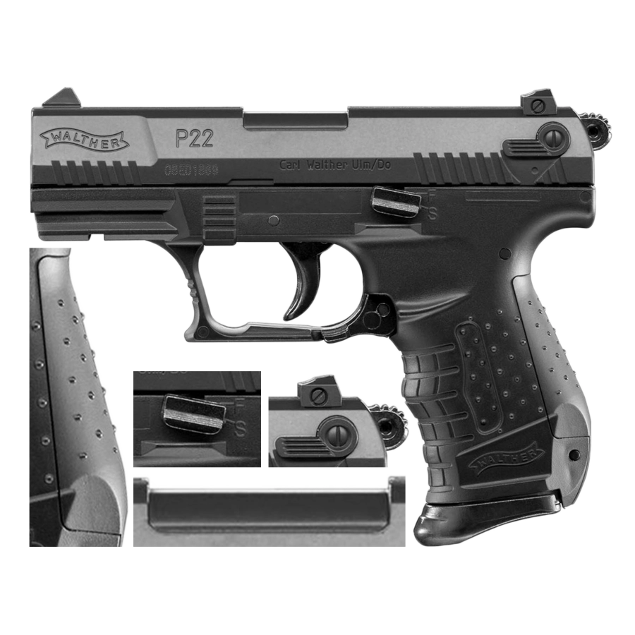 Walther P22 replika ASG 6 mm (sprężynowa)