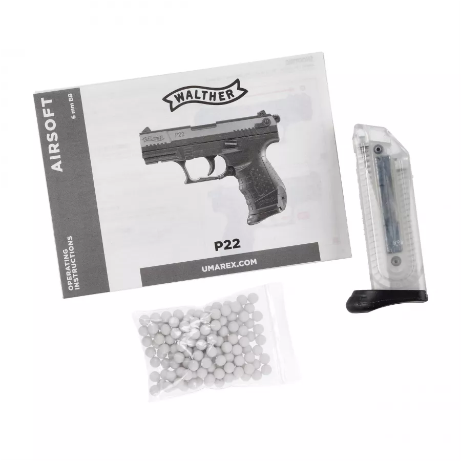 Walther P22 replika ASG 6 mm (sprężynowa)