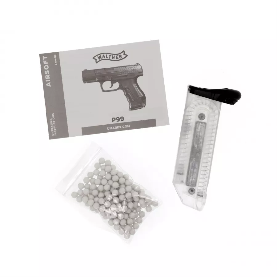 Walther P99 replika pistoletu ASG 6 mm sprężynowa (Hop-Up)