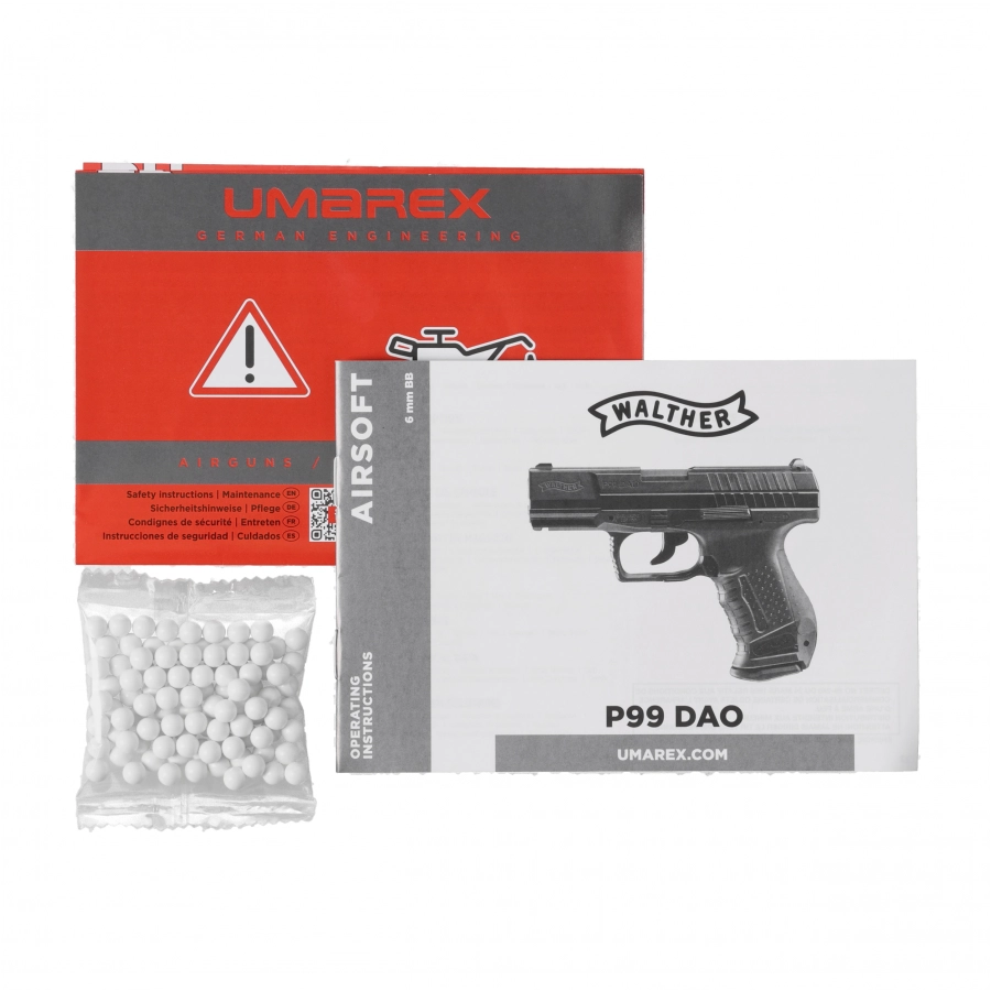 Walther P99 DAO 6 mm (replika ASG, CO2)
