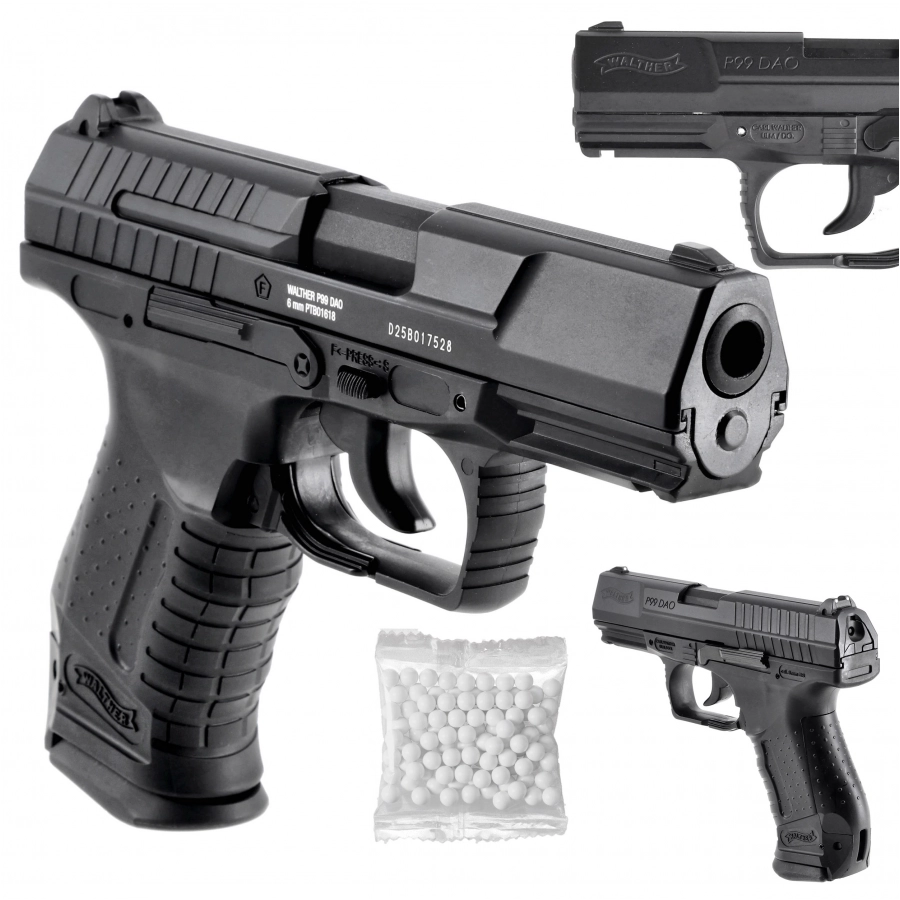 Walther P99 DAO 6 mm (replika ASG, CO2)
