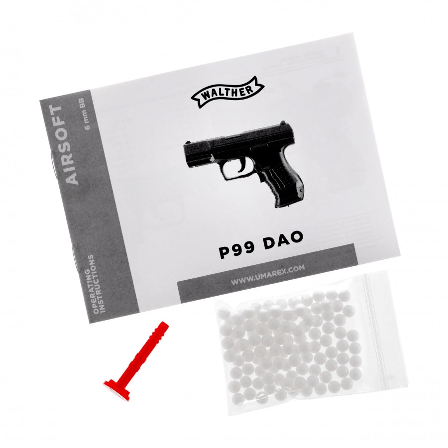 Walther P99 DAO 6 mm elektryczna replika ASG