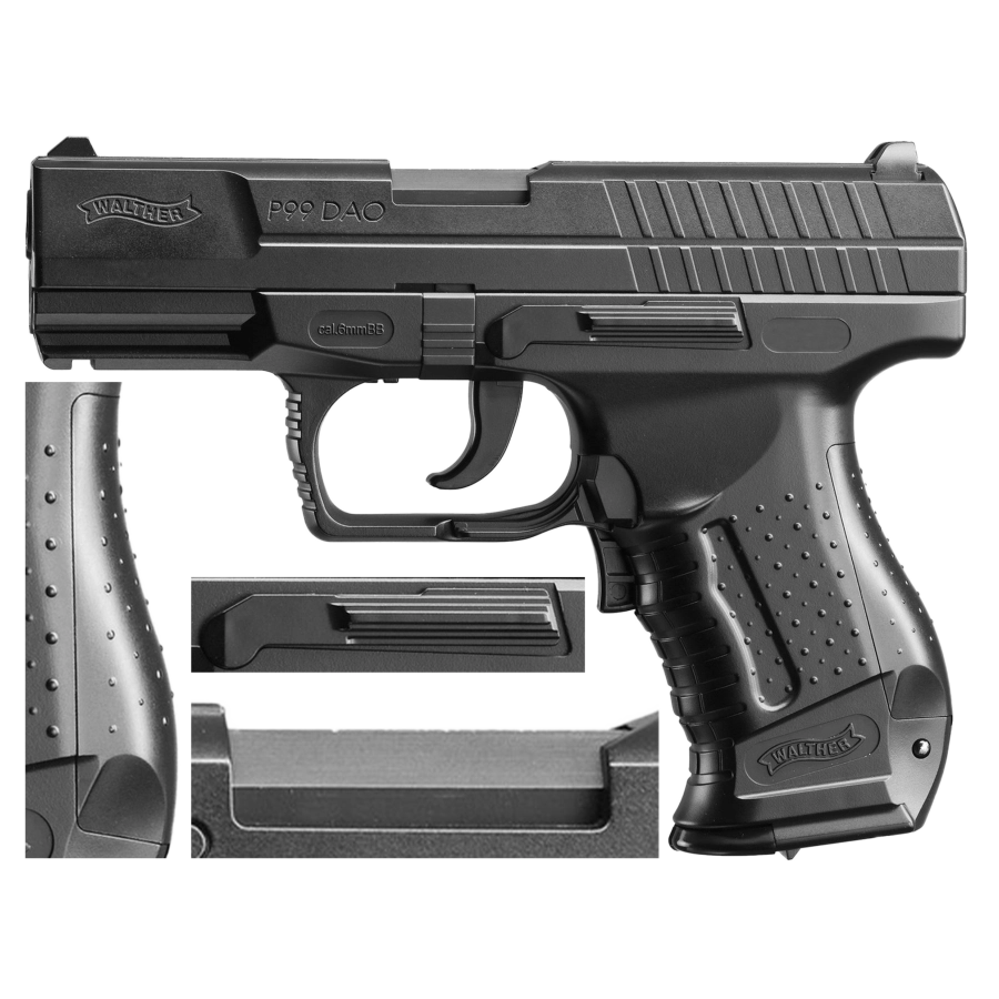Walther P99 DAO 6 mm elektryczna replika ASG