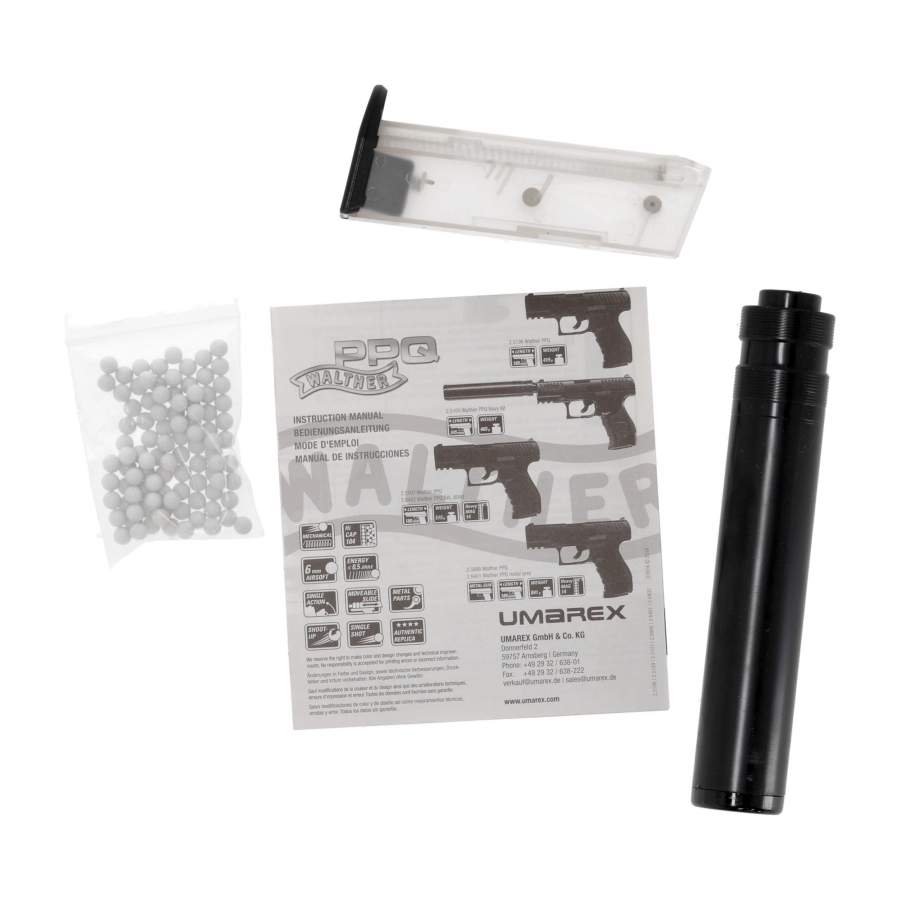 Walther PPQ Navy Kit 6 mm — replika sprężynowa