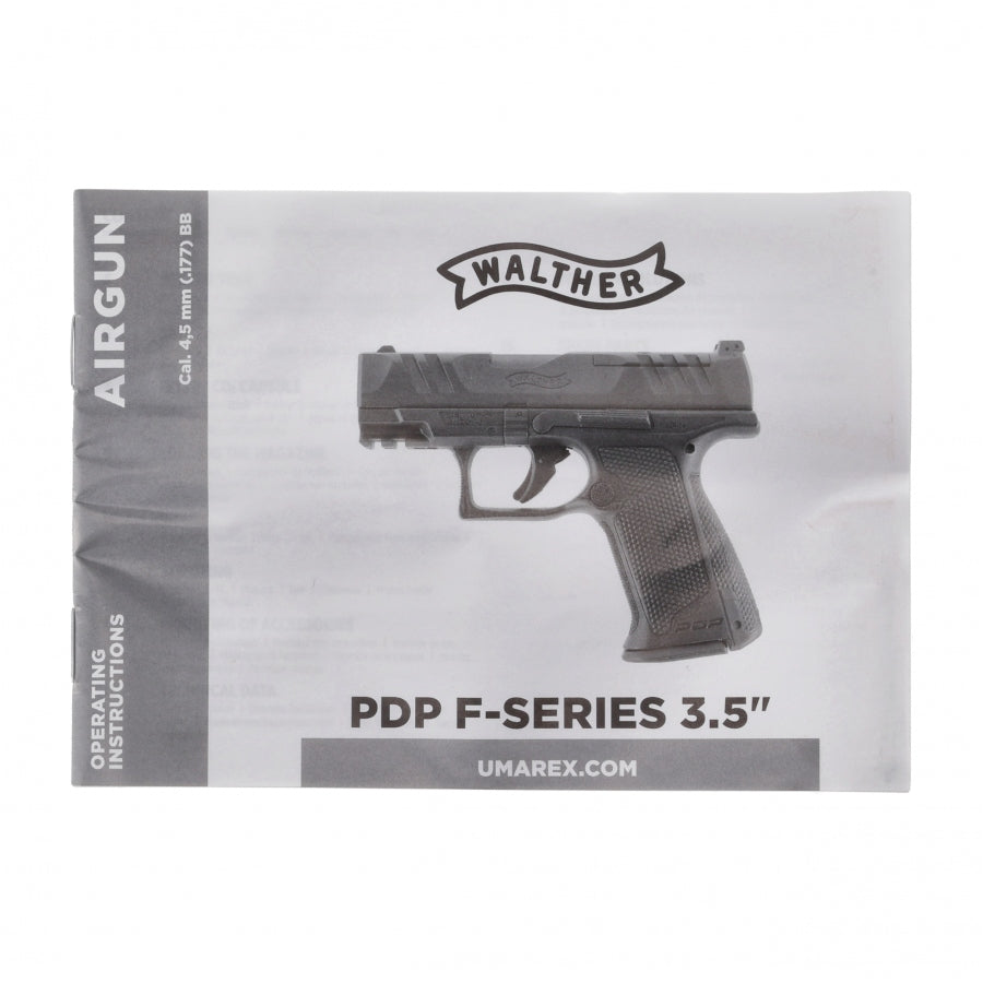 Pistolet ASG Walther PDP F-Series 3.5" CO2 6 mm Black