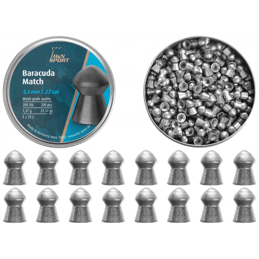H&N Sport Baracuda Match 5,51 mm 200 szt.