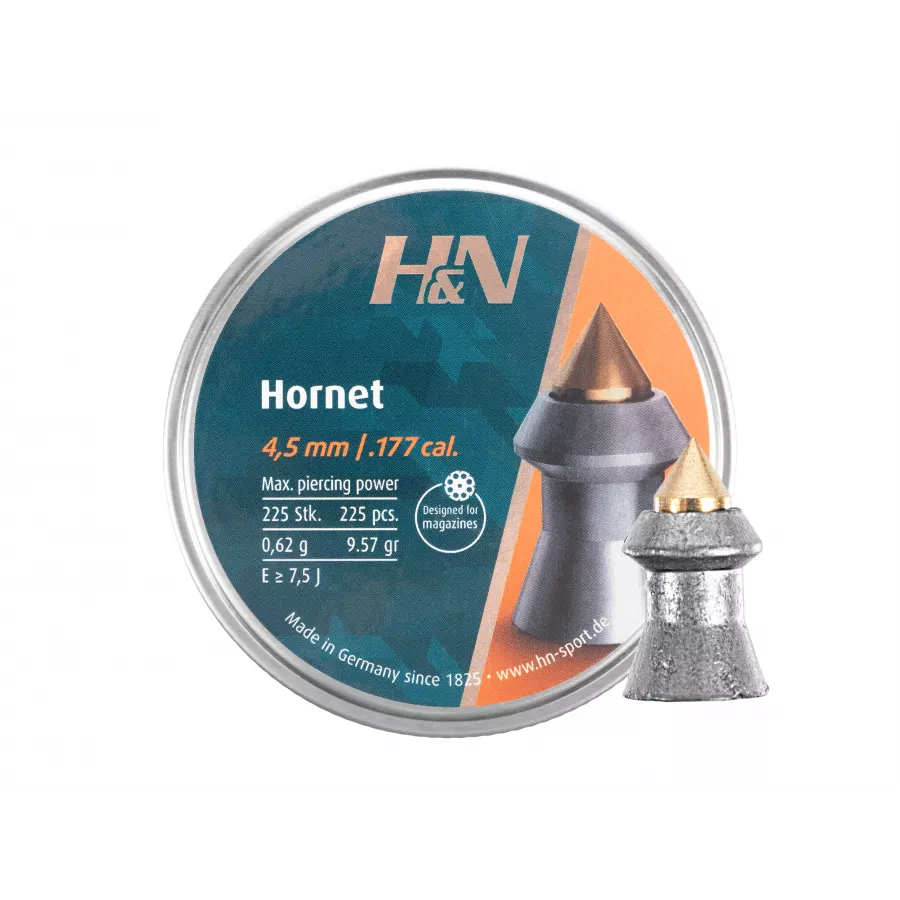 Śrut diabolo H&N Hornet 4,5 mm 225 szt.