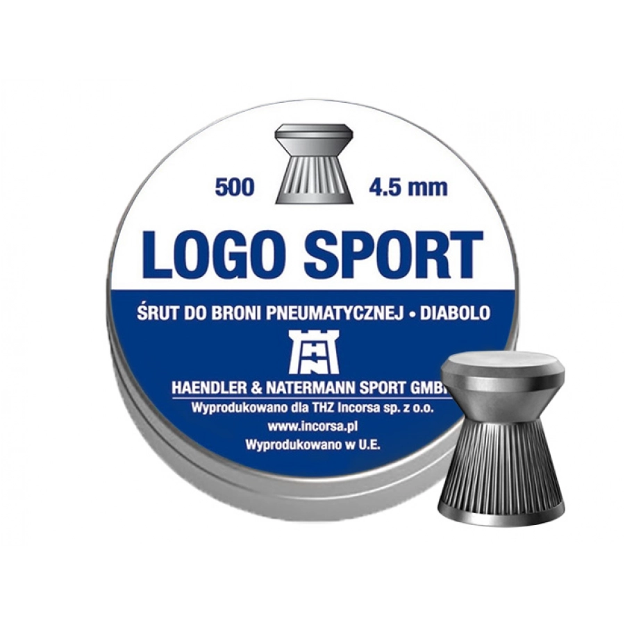 Śrut diabolo H&N Sport Logo Sport 4,5 mm 500 szt.