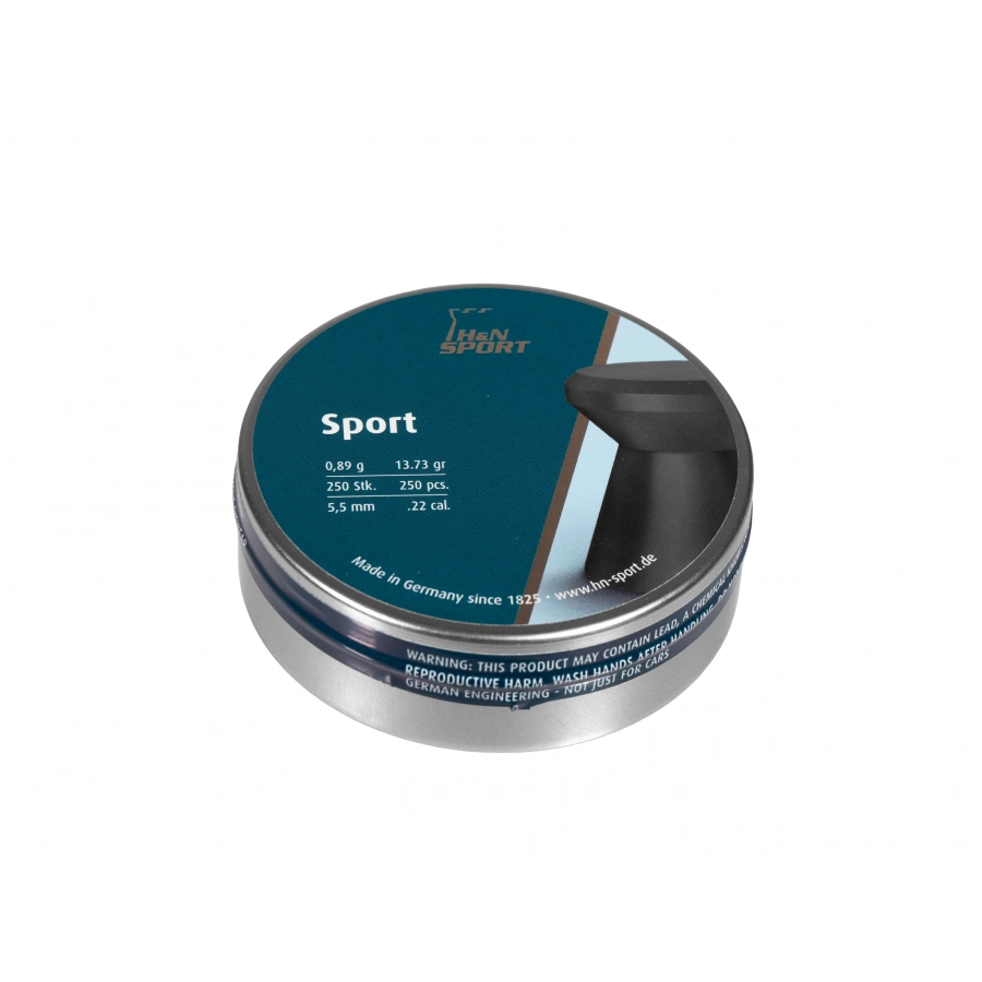 Śrut diabolo H&N Sport Glatt 5,5 mm 250 szt.