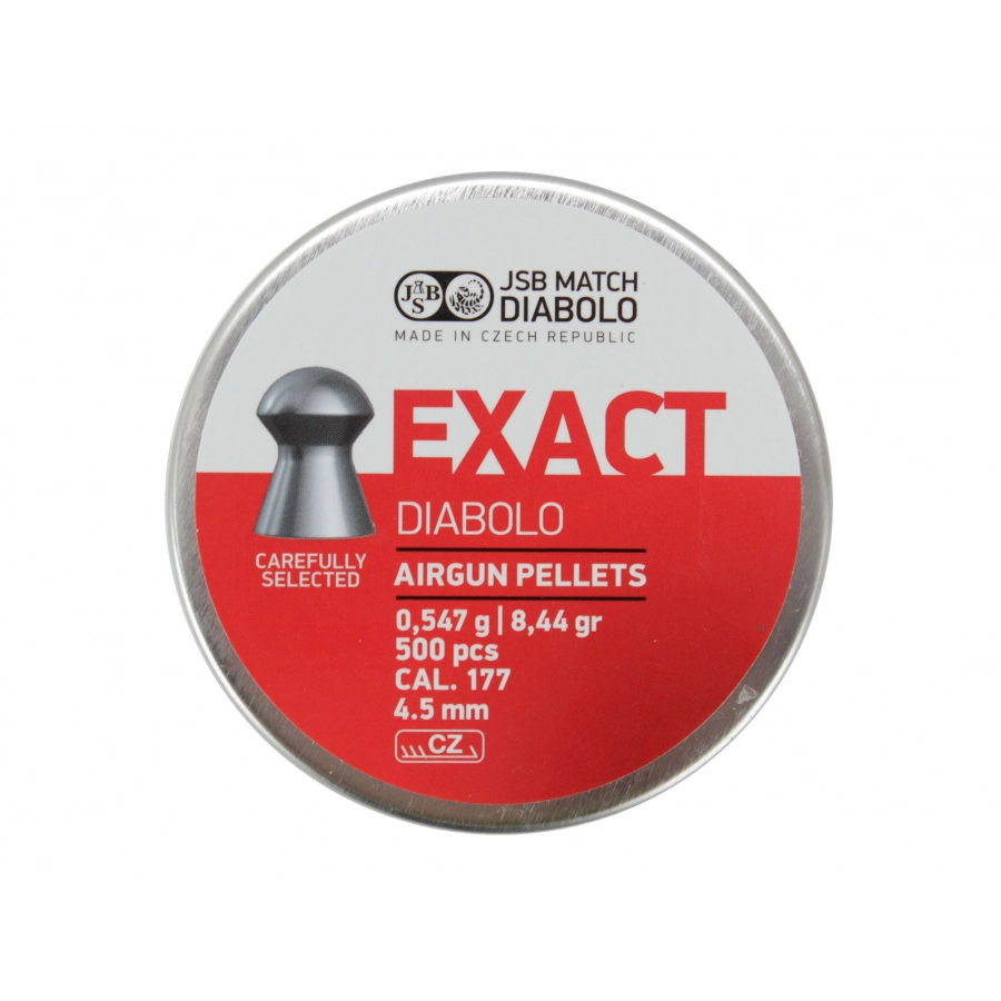 JSB Match Diabolo Śrut diabolo Exact 4,52 mm 500 szt.