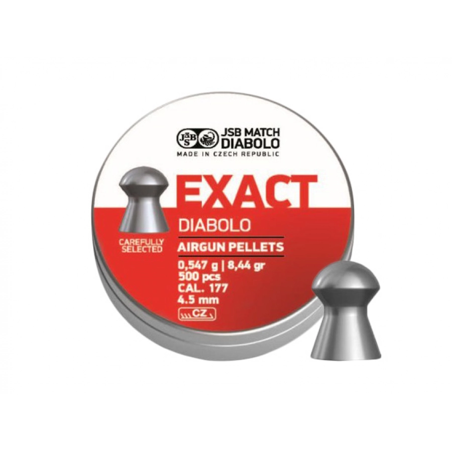 JSB Match Diabolo Śrut diabolo Exact 4,52 mm 500 szt.