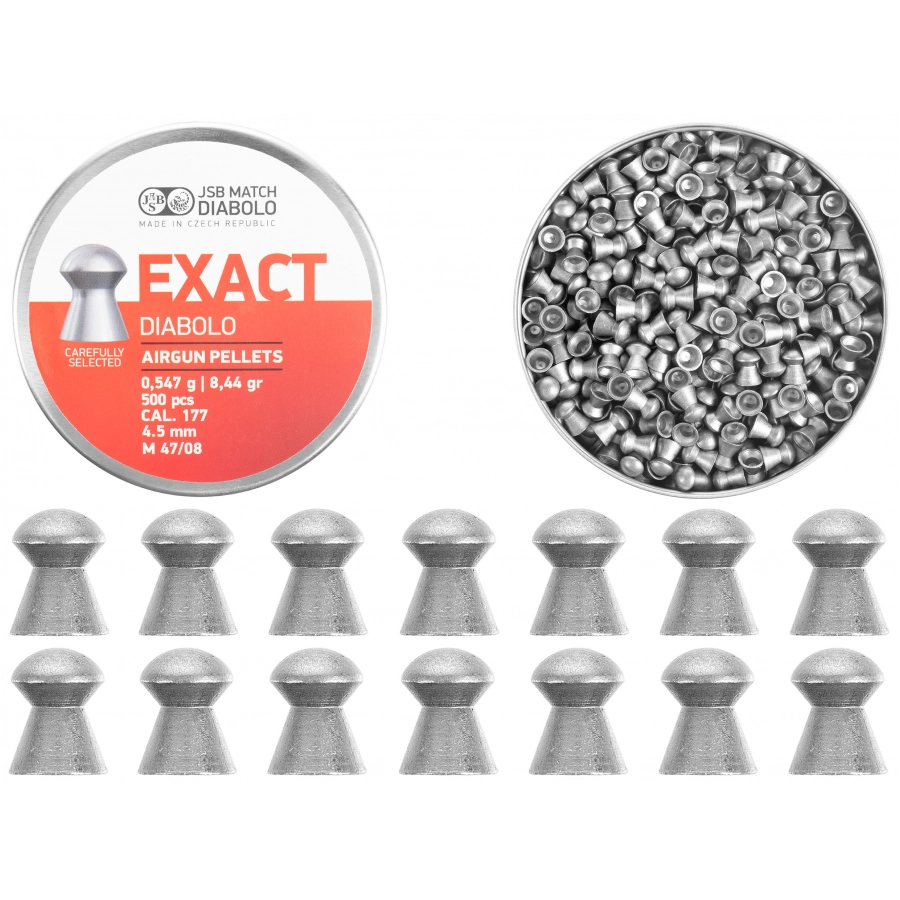 JSB Match Diabolo Exact 4,53 mm 500 szt.