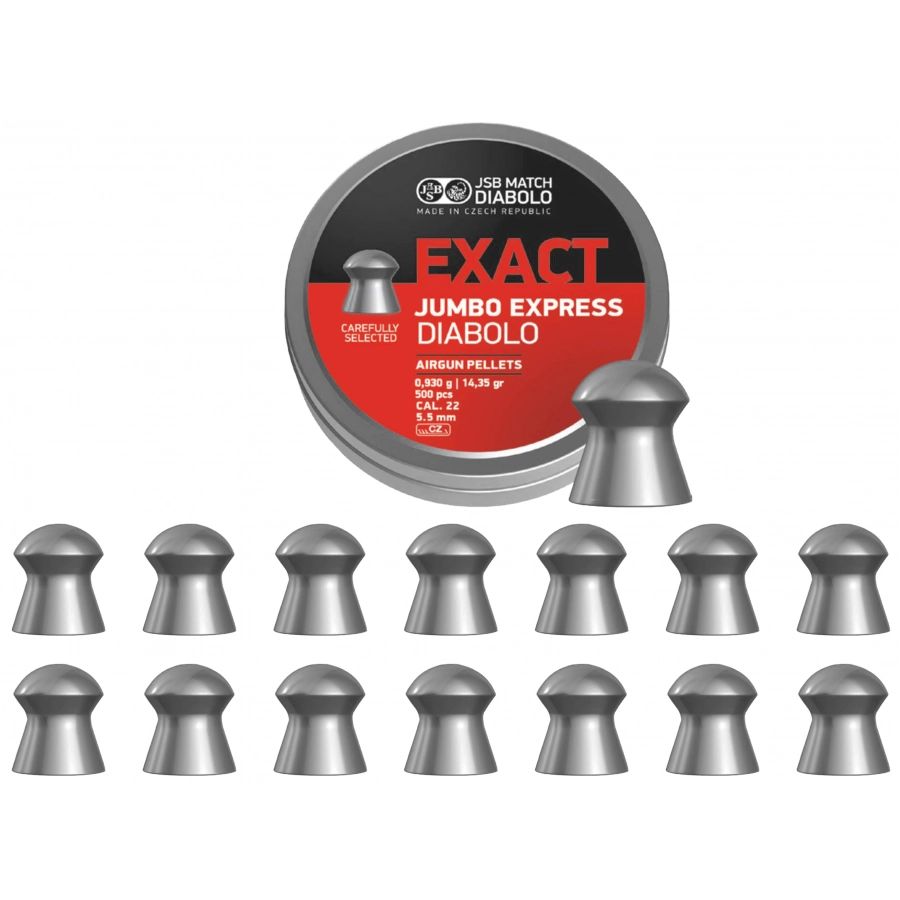 JSB Match Diabolo Exact Jumbo Express 5,52 mm 250 szt.