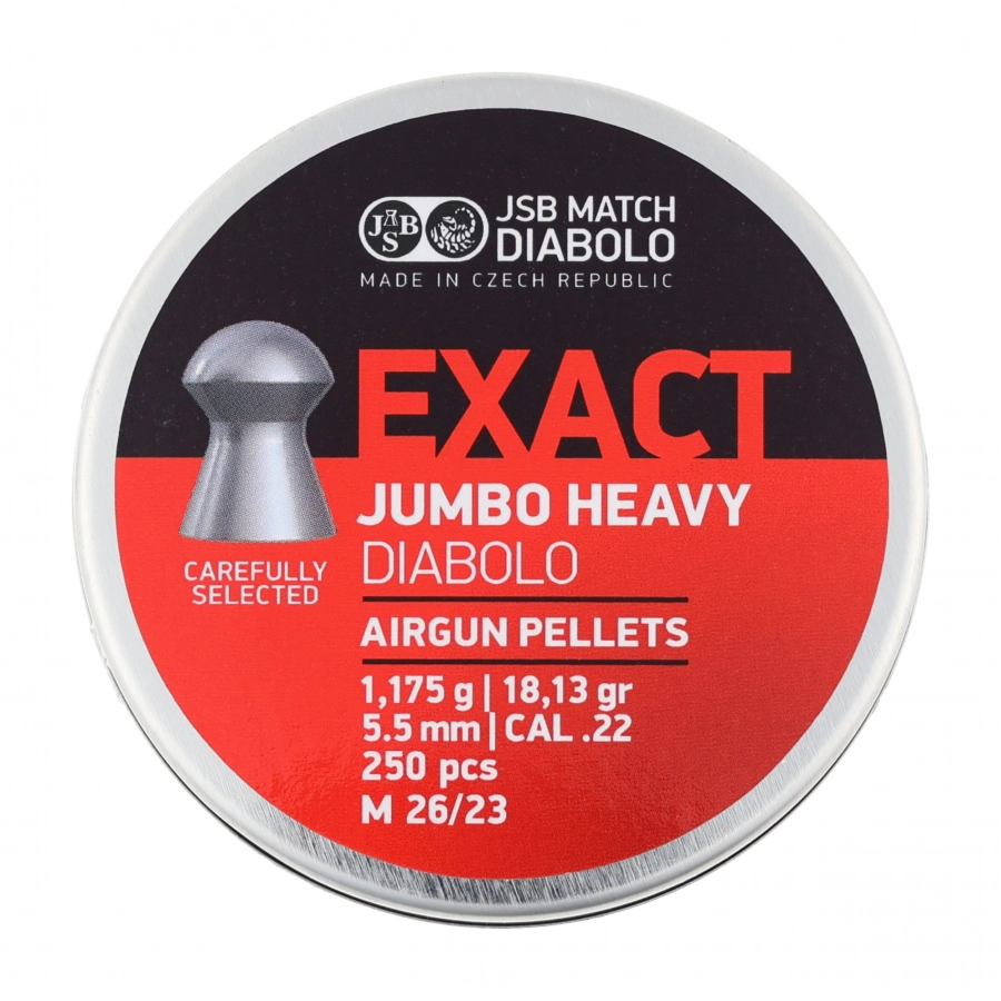 JSB Match Diabolo Exact Jumbo Heavy 5,52 mm 250 szt.
