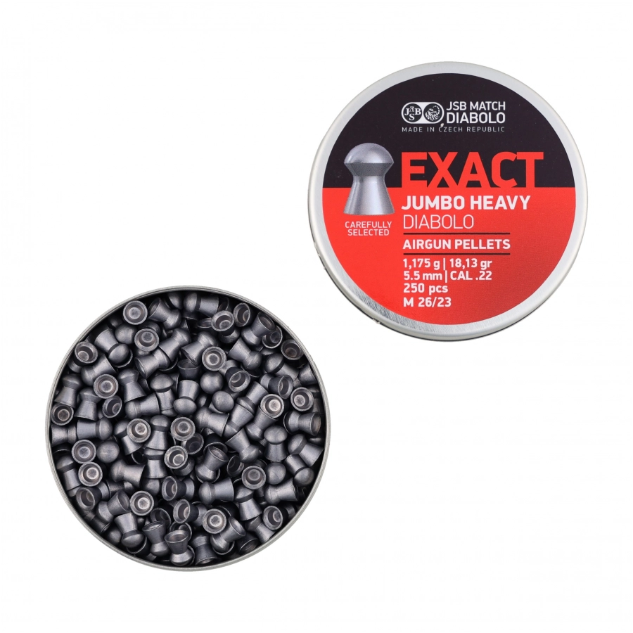 JSB Match Diabolo Exact Jumbo Heavy 5,52 mm 250 szt.