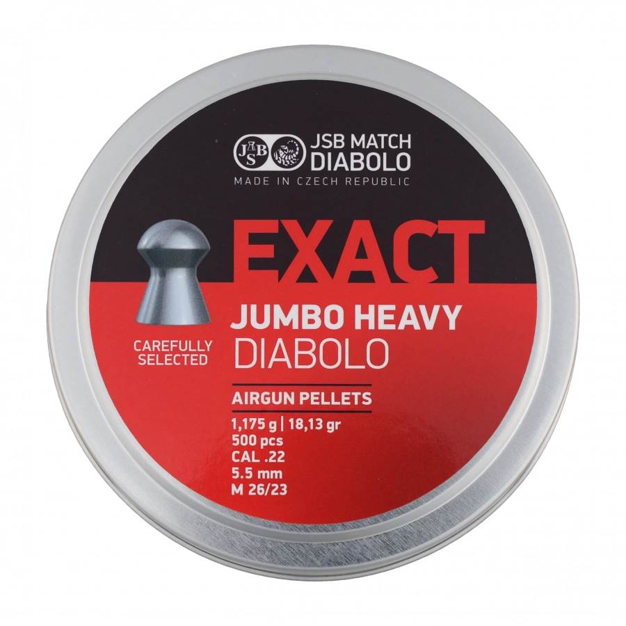 JSB Match Diabolo Exact Jumbo Heavy 5,52 mm 500 szt.