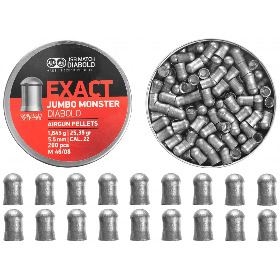JSB Match Diabolo Exact Jumbo Monster 5,52 mm 200 szt.