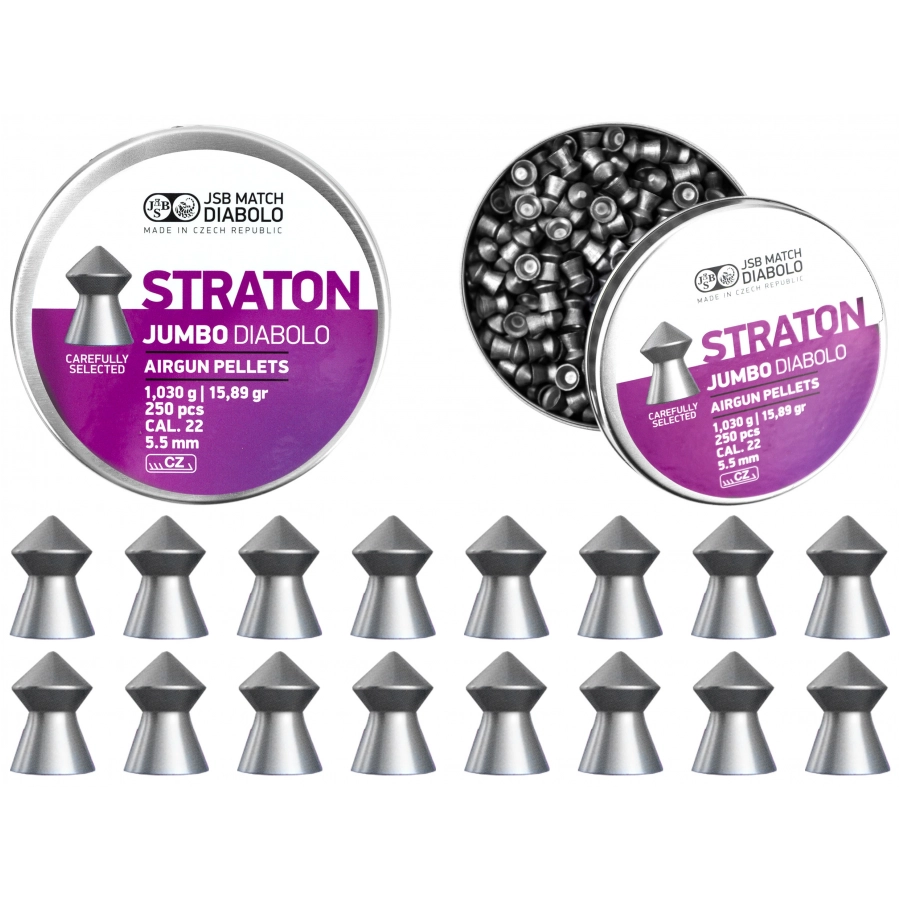 JSB Match Diabolo Jumbo Straton 5,50 mm 250 szt.