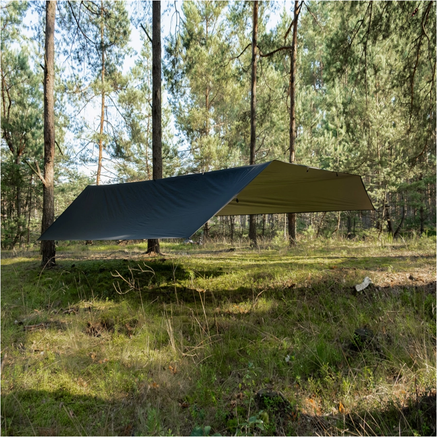Tigerwood Tarp termo 4,5m x 4,5m czarny
