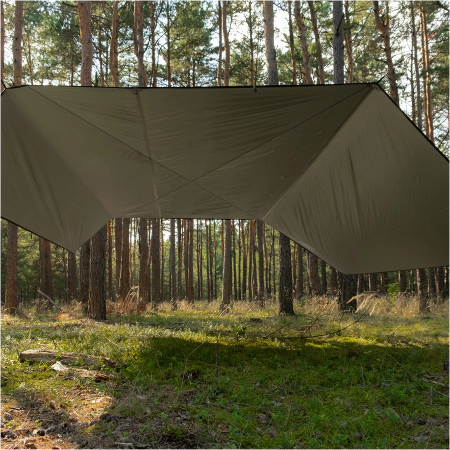 Tigerwood Tarp termo 4,5m x 4,5m czarny
