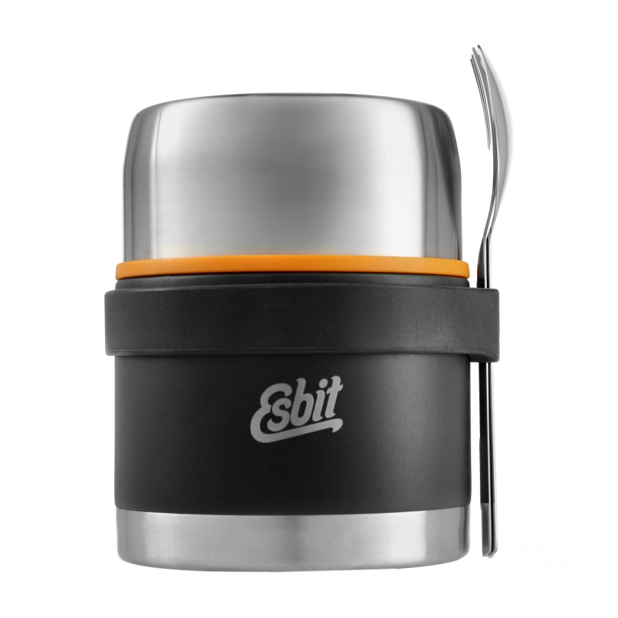 Termos Esbit Classic Food Jug 0,5 l czarny z zestawem sztućców