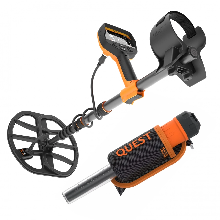 Quest Metal Detectors V80 + Xpointer Max z kaburą
