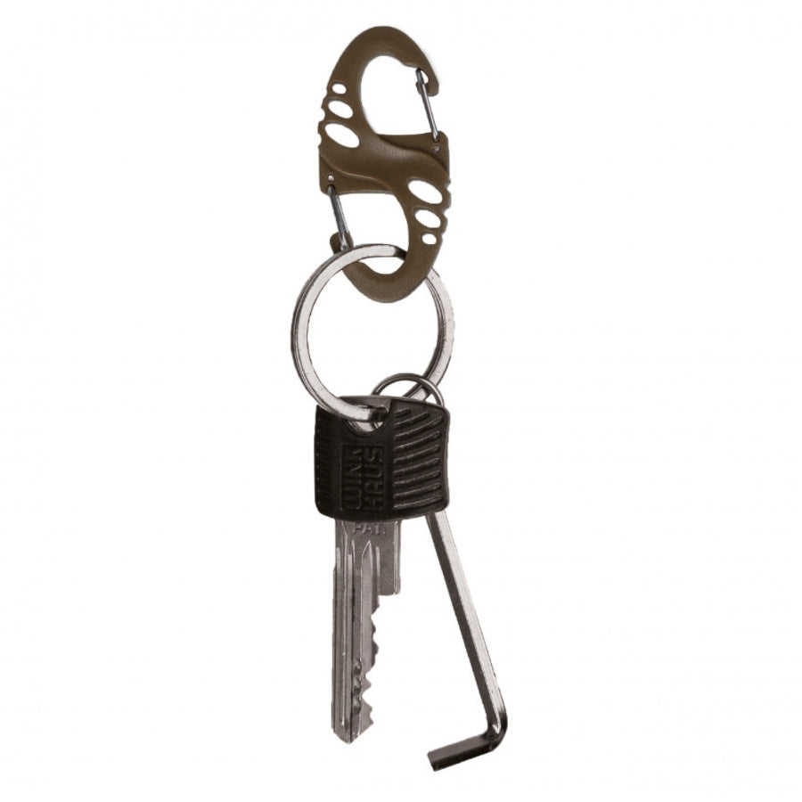 Zestaw karabińczyków Mil-Tec S-Hook Coyote – 10 szt.