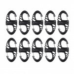 Zestaw karabińczyków Mil-Tec S-Hook Black – 10 szt.