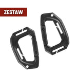 Zestaw 2 Karabińczyków M-Tac Tactical MOLLE/PALS Black